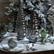 Noel Collection Smoked Midnight Glass Decorative Tree - Thumb 3