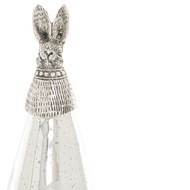 Silver Bunny Ornament - Thumb 2
