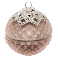 The Noel Collection Venus Diamond Crested Trinket Bauble - Thumb 1