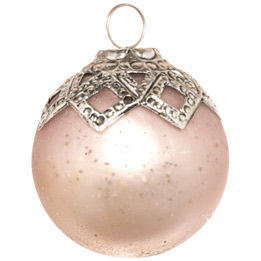 The Noel Collection Venus Diamond Crested Small Bauble - Thumb 1