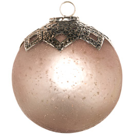 The Noel Collection Venus Diamond Crested Large Bauble - Thumb 1