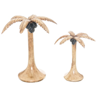Coconut Tree Large Candle Holder - Thumb 3