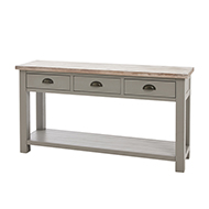 The Oxley Collection Three Drawer Console Table - Thumb 1
