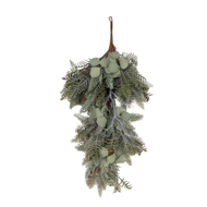 Winter Hanging Sprig With Eucalyptus And Fern - Thumb 1