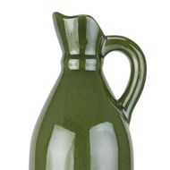 Decorative Tall Olive Stoneware Jug - Thumb 2