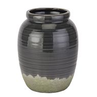 Seville Collection Navy Bulbous Vase - Thumb 1