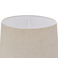 Delaney Grey Droplet Floor Lamp With Linen Shade - Thumb 3