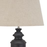 Delaney Collection Grey Urn Lamp With Linen Shade - Thumb 2