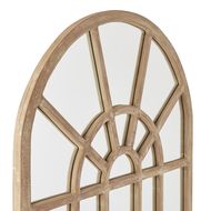 Copgrove Collection Arched Paned Wall Mirror - Thumb 2