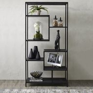 Large Black Multi Shelf Unit - Thumb 4