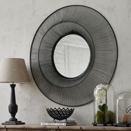 Chico Black Large Wire Mirror - Thumb 5