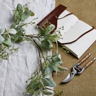 Winter Garland With Lambs Ear And Wax Flower - Thumb 5