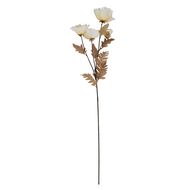 Large White Poppy Stem - Thumb 4