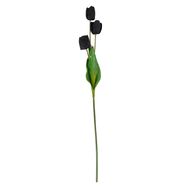 Tall Black Triple Tulip Stem - Thumb 4