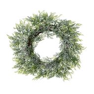 Frosted Pine Wreath With Pinecones - Thumb 1