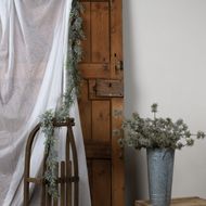 Frosted Pine Garland With Pinecones - Thumb 3