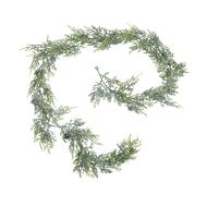 Frosted Pine Garland With Pinecones - Thumb 1