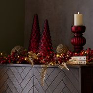 Noel Collection Ruby Red Decorative Tree - Thumb 3