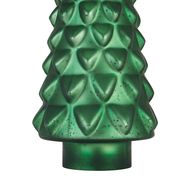 Noel Collection Large Forest Green Glass Decorative Tree - Thumb 2