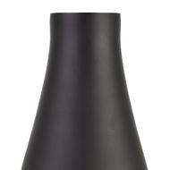 Black Tapered Tall Glass Vase - Thumb 2