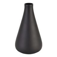 Black Tapered Tall Glass Vase - Thumb 1