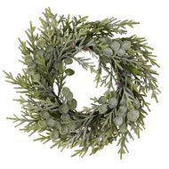 Frosted Pine And Eucalyptus Wreath - Thumb 1