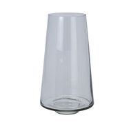 Clear Glass Tall Tapered Vase