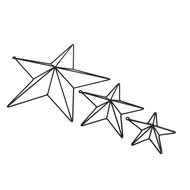 Matt Black Convexed Large Star Frame - Thumb 2