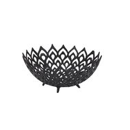 Black Cast Lattice Bowl - Thumb 1