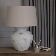 Downton Antique White Lamp - Thumb 6