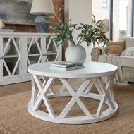 Stamford Plank Collection Round Coffee Table - Thumb 5