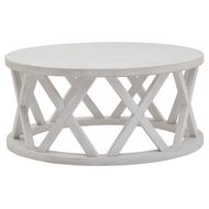 Stamford Plank Collection Round Coffee Table - Thumb 1