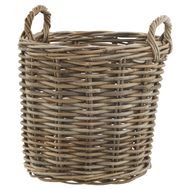 Set of 3 Kubu Rattan Round Storage Baskets - Thumb 3