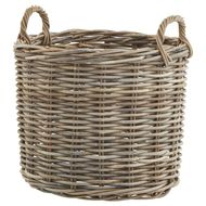 Set of 3 Kubu Rattan Round Storage Baskets - Thumb 4