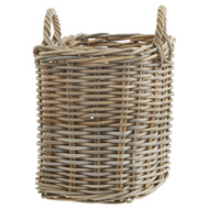 Set of 3 Kubu Rattan Square Storage Baskets - Thumb 4