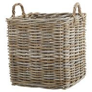 Set of 3 Kubu Rattan Square Storage Baskets - Thumb 6