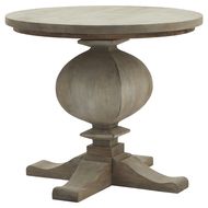 Copgrove Collection Pedestal Side Table - Thumb 1