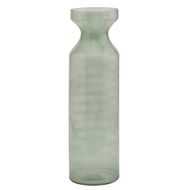 Smoked Sage Glass  Fluted Vase - Thumb 1