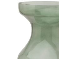 Smoked Sage Glass Tall Fluted Vase - Thumb 2