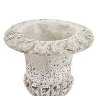 Fluted Stone Ceramic Urn - Thumb 2