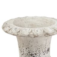 Large Fluted Stone Ceramic Urn - Thumb 2
