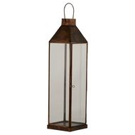 Burnished Brass Large Lantern - Thumb 1