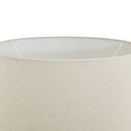 Amalfi Grey Table Lamp With Linen Shade - Thumb 3