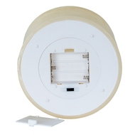 Luxe Collection Melt Effect 6x8 Taupe LED Wax Candle - Thumb 3