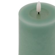 Luxe Collection Melt Effect 3x4 Sage LED Wax Candle - Thumb 2