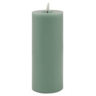 Luxe Collection Melt Effect 3.5x9 Sage LED Wax Candle - Thumb 1