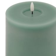 Luxe Collection Melt Effect 5x5 Sage LED Wax Candle - Thumb 2