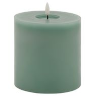 Luxe Collection Melt Effect 5x5 Sage LED Wax Candle - Thumb 1