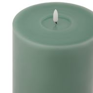 Luxe Collection Melt Effect 6x12 Sage LED Wax Candle - Thumb 2