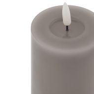 Luxe Collection Melt Effect 3x4 Grey LED Wax Candle - Thumb 2
